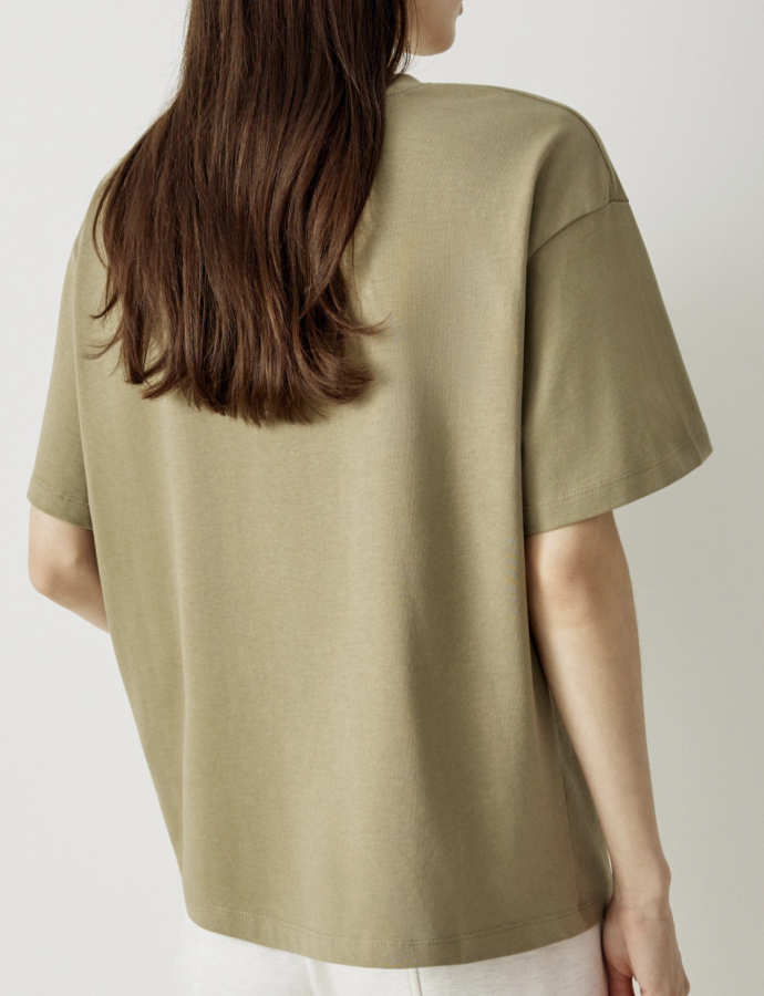 SL6808010217 Շապիկ կիսաթև  KATE OVERSIZE FIT